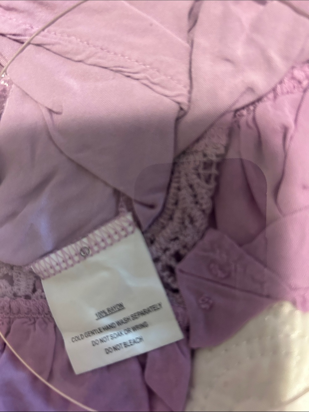 Hello Molly Shady Lady Lavender Lace-Trim Summer Dress - Picture 16 of 16